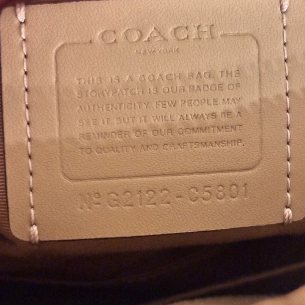 COACH C5801 Rowan Cream Floral Satchel NWOT RETAIL $398 - Picture 12 of 16